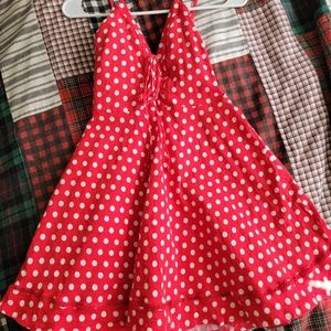 Polka dot summer dress
